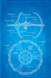 STAR TREK DS9 DOG OF WAR #1 CVR F 50 CPY INCV SCHEMATIC FULL