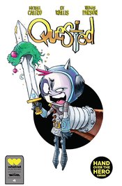 QUESTED #4 CVR C HAND OVER THE HERO VAR