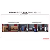 EXTREME SETS SUPREME LOCKER ROOM POP-UP 1/12 DIORAMA  (