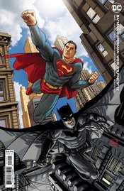 BATMAN SUPERMAN WORLDS FINEST #12 CVR B JOHNSON CARD VAR
