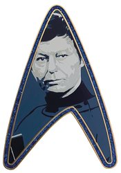 STAR TREK ORIGINAL SERIES DR BONES MCCOYS DELTA PIN