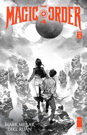 MAGIC ORDER 4 #3 (OF 6) CVR B RUAN B&W (MR)