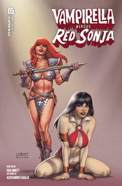 VAMPIRELLA VS RED SONJA #5 CVR B LINSNER