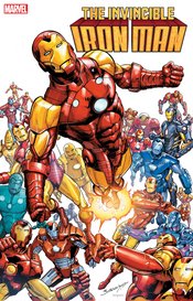 INVINCIBLE IRON MAN #1 2ND PTG BAGLEY VAR