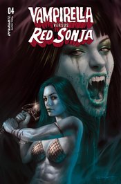 VAMPIRELLA VS RED SONJA #4 CVR M FOC PARRILLO ULTRAVIOLET