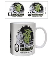 MANDALORIAN WHEREVER I GO HE CERAMIC MUG