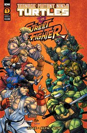 JUN231486 - TMNT VS. STREET FIGHTER #4 (OF 5) CVR B CARDY - Previews World