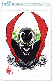DF KING SPAWN #20 HAESER SGN RMRK SKETCH