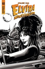 ELVIRA IN MONSTERLAND #2 CVR E 10 COPY BAAL B&W