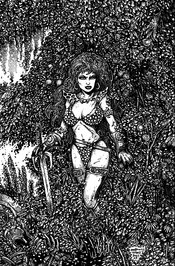 RED SONJA 2023 #1 CVR ZA 30 COPY EASTMAN LINE ART VIRGIN
