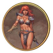 RED SONJA GOLD COLL COIN #3 LINSNER