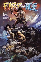 FIRE AND ICE #1 CVR C FRAZETTA MOVIE POSTER ART