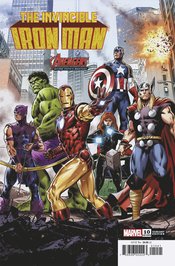 INVINCIBLE IRON MAN #10 CAFU AVENGERS 60TH VAR