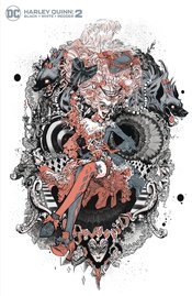 HARLEY QUINN BLACK WHITE REDDER #2 (OF 6) CVR B JONES VAR