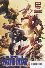 INVINCIBLE IRON MAN #11 ALEX LOZANO AVENGERS 60TH VAR