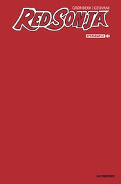RED SONJA 2023 #1 CVR ZR FOC RED BLANK AUTHENTIX