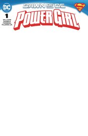 POWER GIRL #1 CVR D BLANK CSV