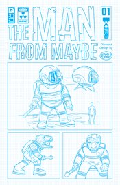 THE MAN FROM MAYBE #1 CVR D 10 COPY INCV KANE DESIGN