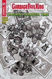 GARBAGE PAIL KIDS THROUGH TIME #1 CVR G 15 COPY INCV MEEKS B