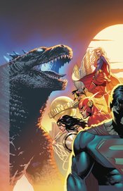 JUSTICE LEAGUE V GODZILLA V KONG #1 (OF 6) CVR F GODZ SFX