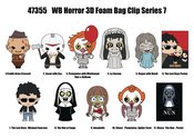 WB HORROR SERIES 7 24PC 3D FOAM BAG CLIP DS