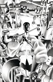 FACELESS AND THE FAMILY #1 CVR G 30 COPY INCV LESNIEWSKI B&W