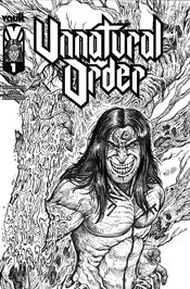 UNNATURAL ORDER #1 CVR F WOLF B/W PREMIUM VARIANT