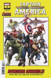 CAPTAIN AMERICA #4 ADI GRANOV AVENGERS 60TH VAR