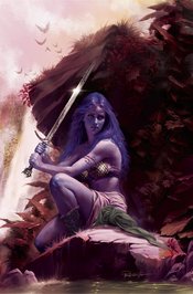 RED SONJA 2023 #3 CVR W 10 COPY FOC PARRILLO ULTRAVIOLET VIR