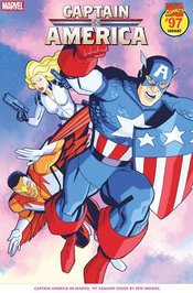 CAPTAIN AMERICA #6 PETE WOODS MARVEL 97 VAR