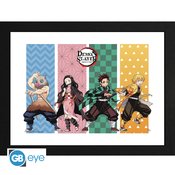 DEMON SLAYER GROUP FRAMED PRINT