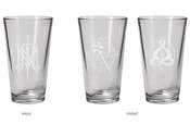 CRITICAL ROLE MIGHTY NEIN PINT GLASS SET JESTER & FJORD