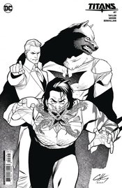 TITANS #7 CVR E INC 1:50 CLAYTON HENRY B&W CSV