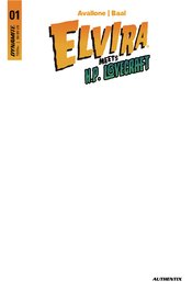 ELVIRA MEETS HP LOVECRAFT #1 CVR E BLANK AUTHENTIX