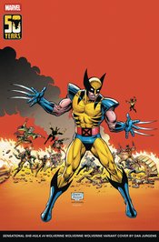 DF SENSATIONAL SHE-HULK #4 WOLVERINE HOMAGE JURGENS SGN