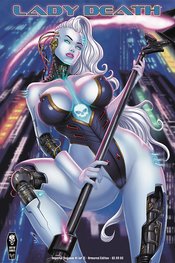 LADY DEATH IMPERIAL REQUIEM #1 (OF 2) CVR B HARRIGAN ARMORED