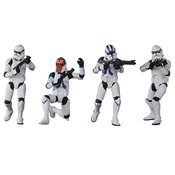 SW VINTAGE 3-3/4IN AHSOKA PHASE II CLONE TROOPER 4PK AF SET