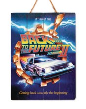 BACK TO THE FUTURE II HANGING 3D WOODART