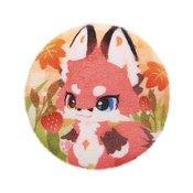 FLUFFY LAND PINBACK BADGE RIVER