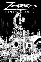 ZORRO MAN OF THE DEAD #4 (OF 4) CVR B MURPHY B&W (MR)