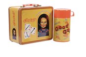 TIN TITANS CHUCKY GOOD GUYS PX LUNCH BOX W/BEV CONTAINER