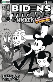 BIDENS TITANS VS MICKEY MOUSE (UNAUTH) #1 CVR B STEAMBOAT JO