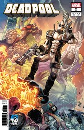 DEADPOOL #2 JAVIER GARRON BLACK COSTUME VAR