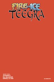 FIRE & ICE TEEGRA ONE SHOT CVR F FIRE BLANK AUTHENTIX