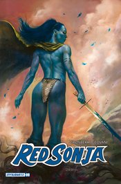 RED SONJA 2023 #9 CVR M FOC PARRILLO ULTRAVIOLET