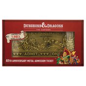 D&D THE CARTOON 40TH ANNIVERSARY ROLLERCOASTER TICKET