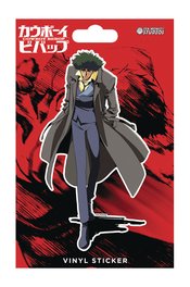 COWBOY BEBOP SPIKE IN TRENCHCOAT VINYL STICKER