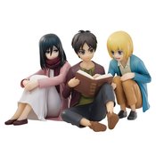 ATTACK ON TITAN RUMBLING EREN & MIKASA & ARMIN ICHIBAN FIG (