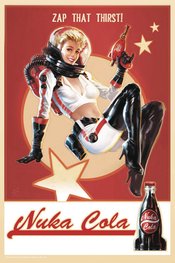 FALLOUT NUKA COLA PIN-UP 12X18 PX TIN SIGN REPLICA  (O/