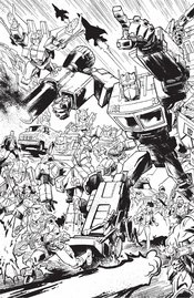 TRANSFORMERS #9 CVR G HOWARD B&W EU ANNV VAR